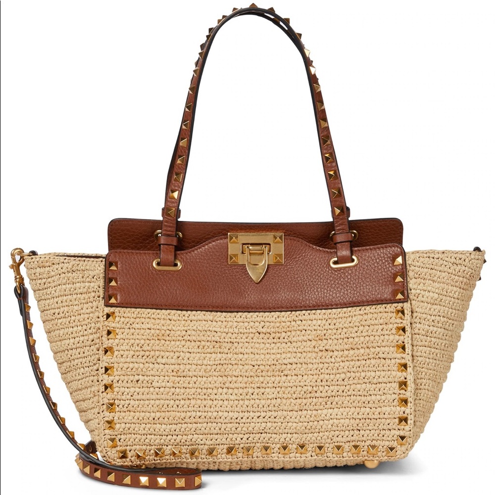 Valentino raffia bag